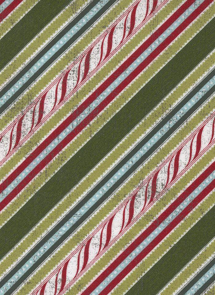 Peppermint Bark Candy Cane Stripes By Basicgrey For Moda Fig