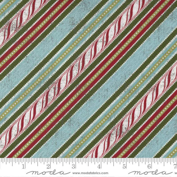 Peppermint Bark Candy Cane Stripes By Basicgrey For Moda Frosty