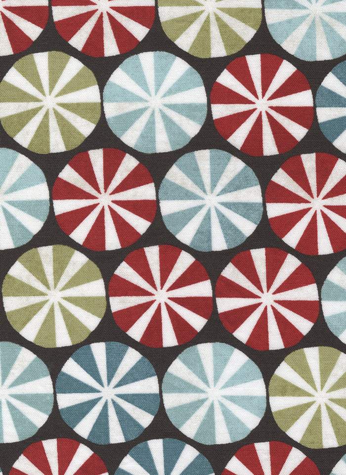 Peppermint Bark Peppermint Candies By Basicgrey For Moda Dark Chocolate