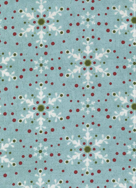 Peppermint Bark Snowflakes By Basicgrey For Moda Frosty