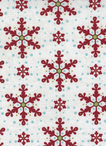 Peppermint Bark Snowflakes By Basicgrey For Moda Marshmallow