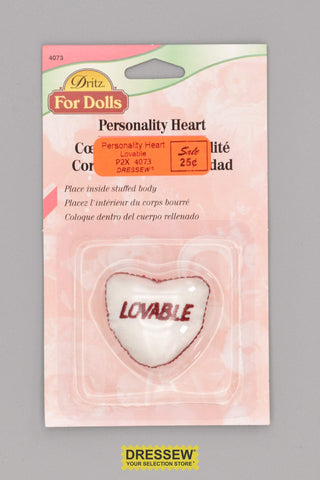 Personality Doll Heart Lovable