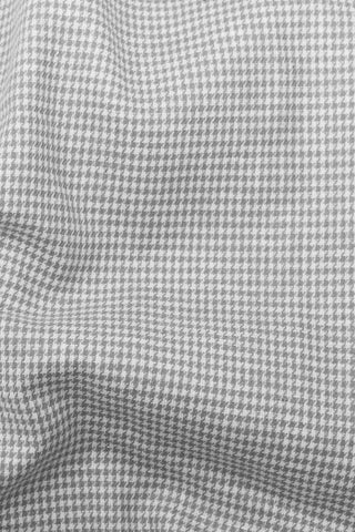 Pesaro Houndstooth Linen Grey / Ecru
