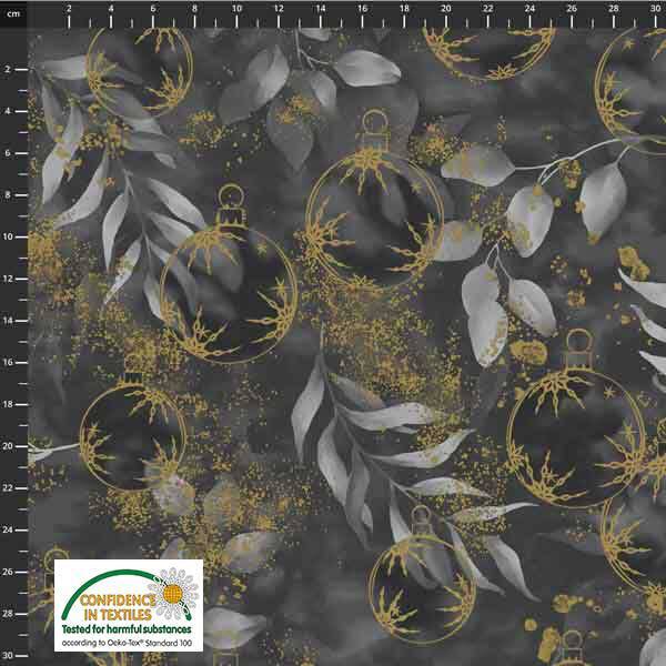 Petit Cristal Deck The Halls By Stof Coal / Metallic