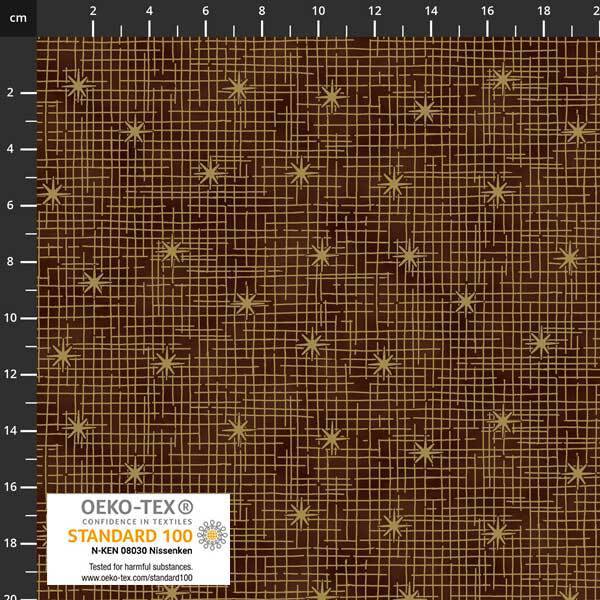 Petit Cristal Glimmer By Stof Chestnut / Metallic