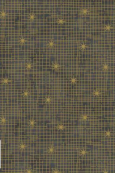 Petit Cristal Glimmer By Stof Coal / Metallic