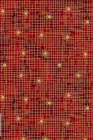 Petit Cristal Glimmer By Stof Cranberry / Metallic