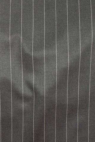 Phoebe Pinstripe Suiting Charcoal