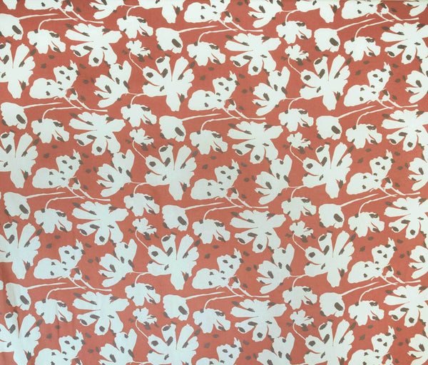 Picasso Spotted Floral Poplin Rosewood / Ecru