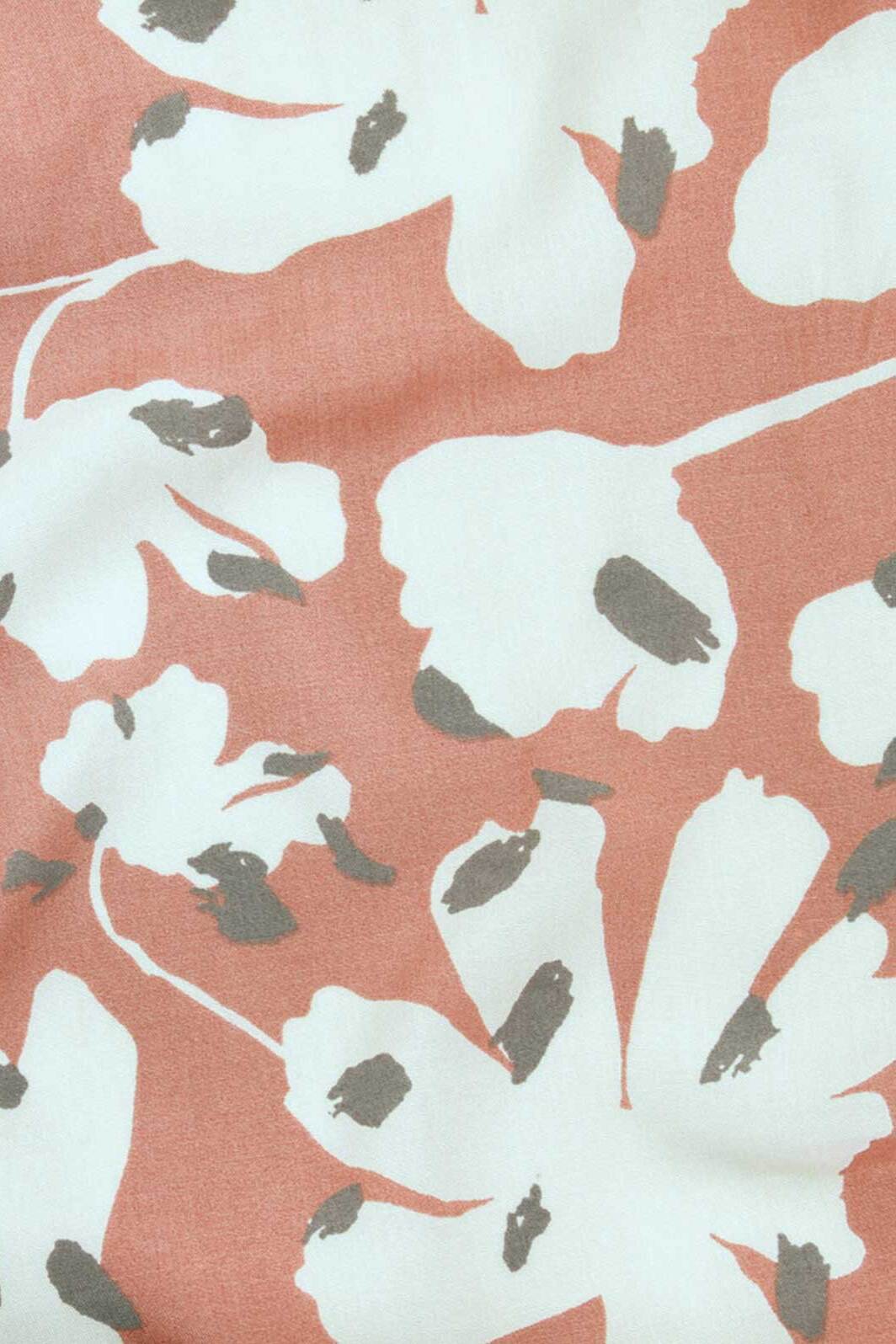 Picasso Spotted Floral Poplin Rosewood / Ecru