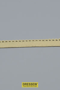 Picot Knit Elastic 12mm (1/2") Tan