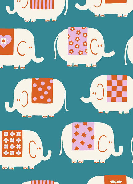 Picture Book Elephants By Kimberly Kight of Ruby Star Society For Moda Storytime