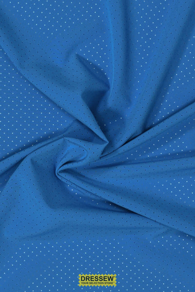 Pin Hole Microfibre Blue Lagoon