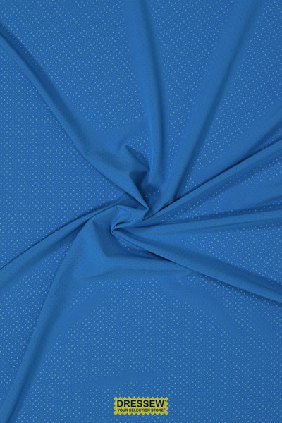 Pin Hole Microfibre Blue Lagoon