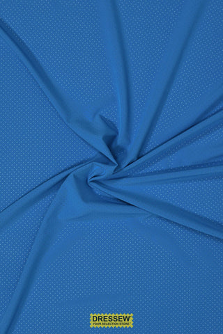 Pin Hole Microfibre Blue Lagoon