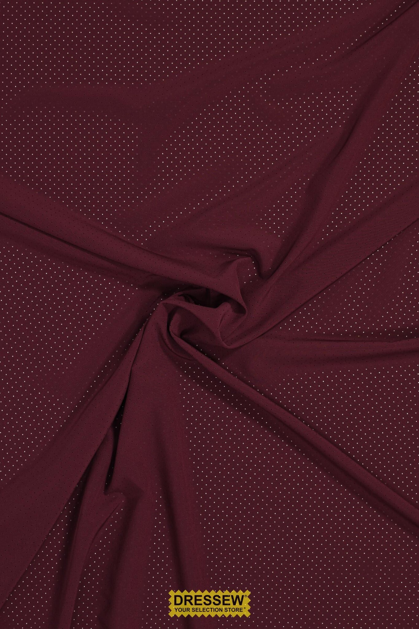 Pin Hole Microfibre Burgundy