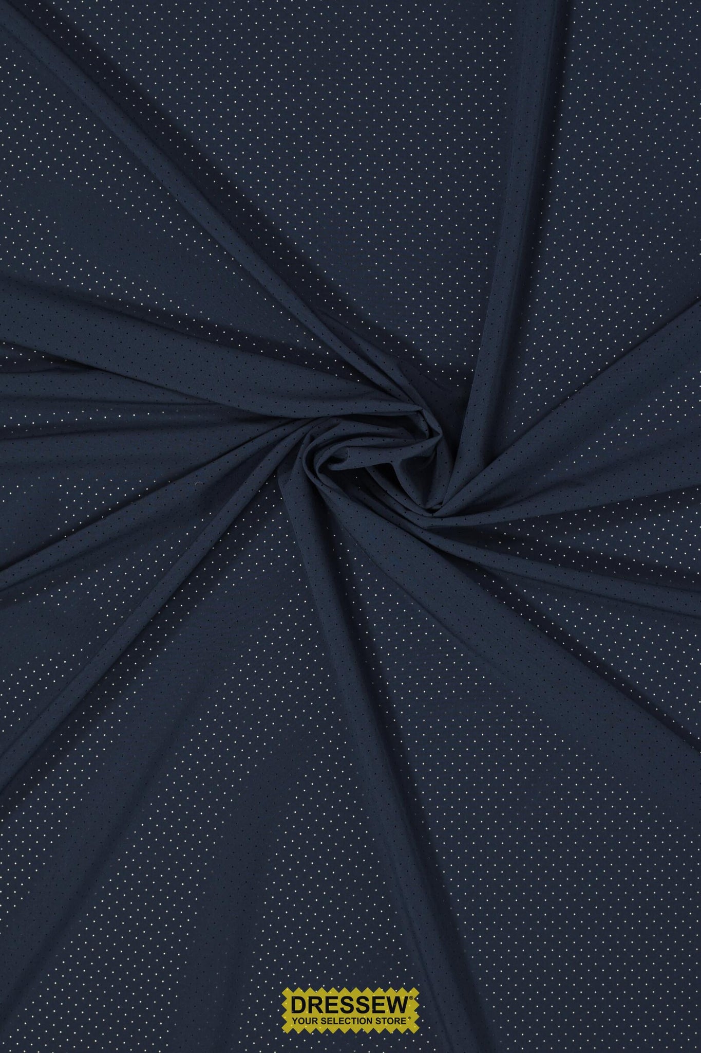 Pin Hole Microfibre Navy