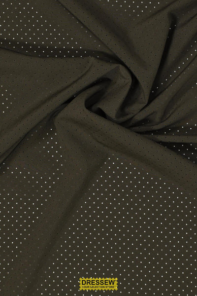 Pin Hole Microfibre Olive