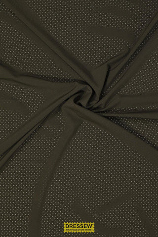 Pin Hole Microfibre Olive