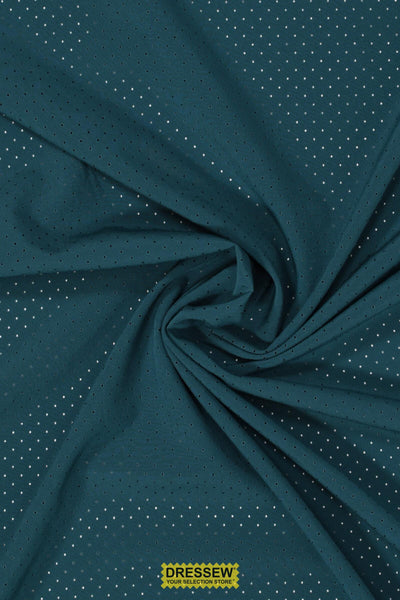 Pin Hole Microfibre Teal