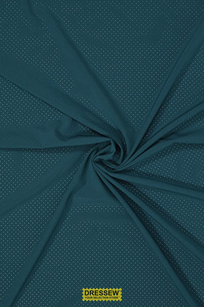 Pin Hole Microfibre Teal