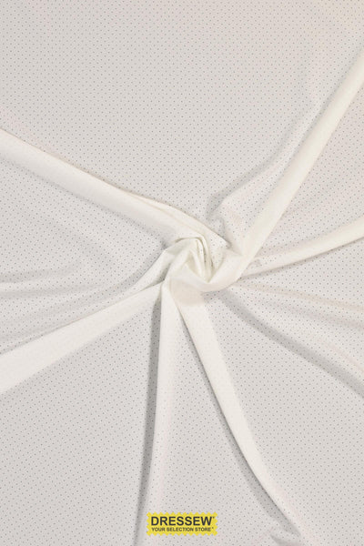 Pin Hole Microfibre White