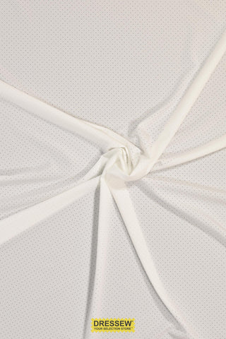 Pin Hole Microfibre White