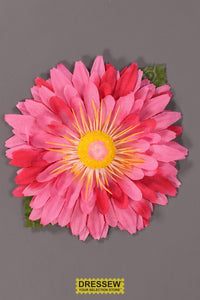 Pin-On Flower Hot Pink