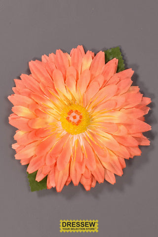 Pin-On Flower Orange