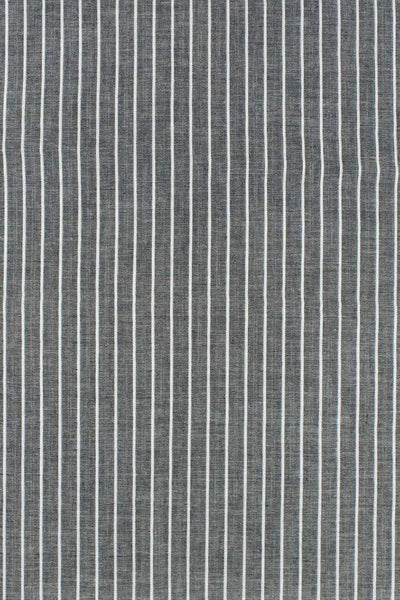 Pinstripe 2-Ply Gauze Navy / White