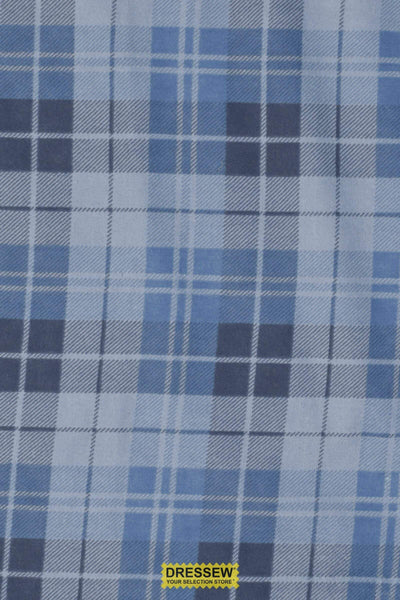 Plaid Flannelette Denim Mix