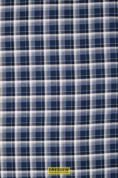 Plaid Flannelette Denim / White