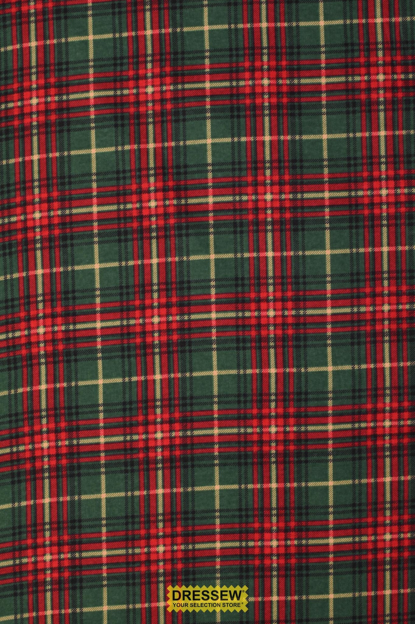 Plaid Flannelette Forest / Red