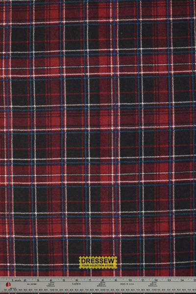Plaid Flannelette Maroon / Black