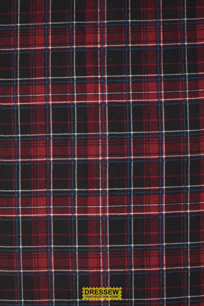 Plaid Flannelette Maroon / Black