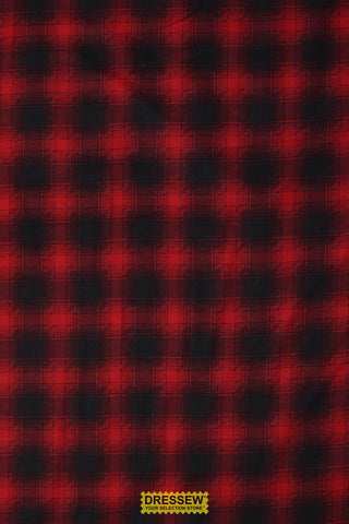Plaid Flannelette Red / Black