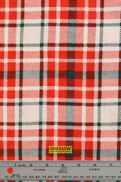 Plaid Flannelette Red / White / Green
