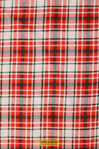 Plaid Flannelette Red / White / Green