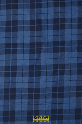Plaid Flannelette Royal / Navy