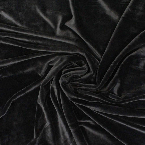 Plush Velour Black