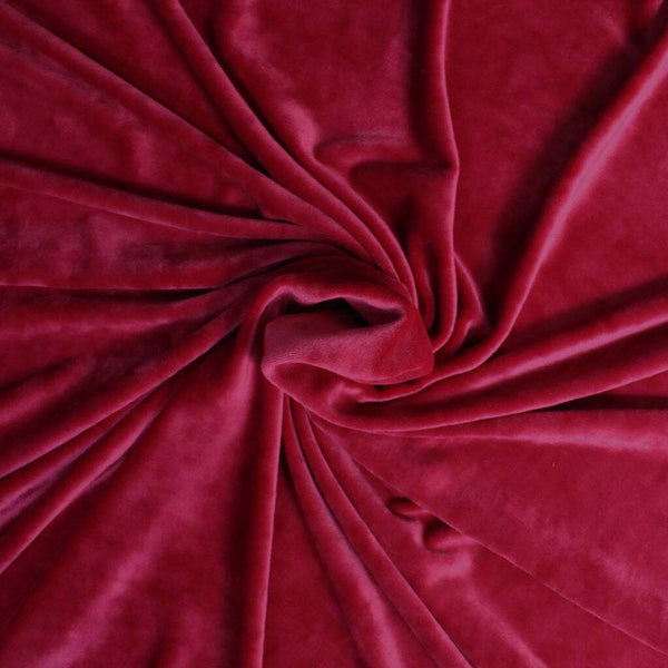 Plush Velour Red