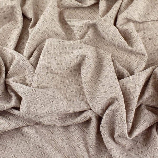 Pointelle Lycra Jersey Beige