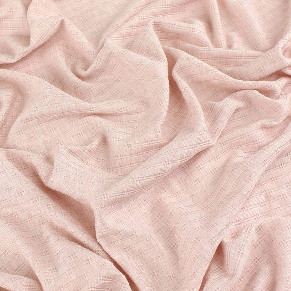 Pointelle Lycra Jersey Soft Pink