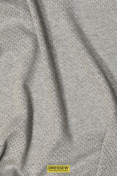 Pointelle Mesh Heather Grey