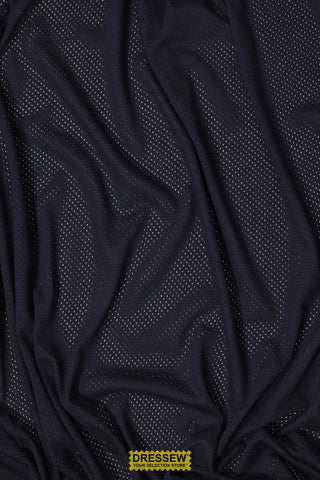 Pointelle Mesh Navy