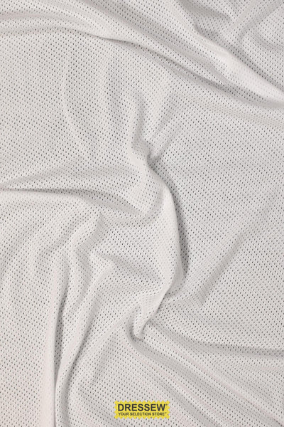 Pointelle Mesh White