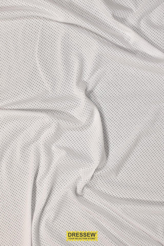 Pointelle Mesh White