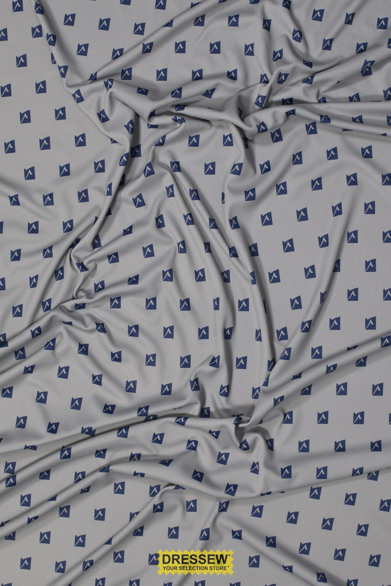 Poly Interlock Print Grey / Navy