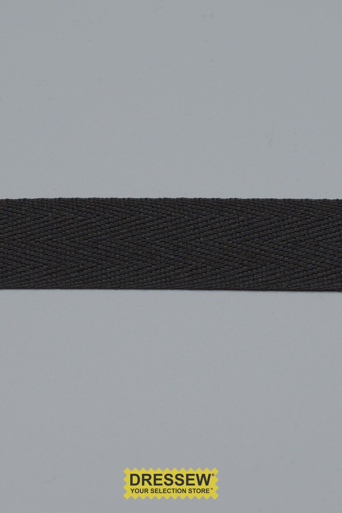 Poly Twill Tape 25mm (1") Black