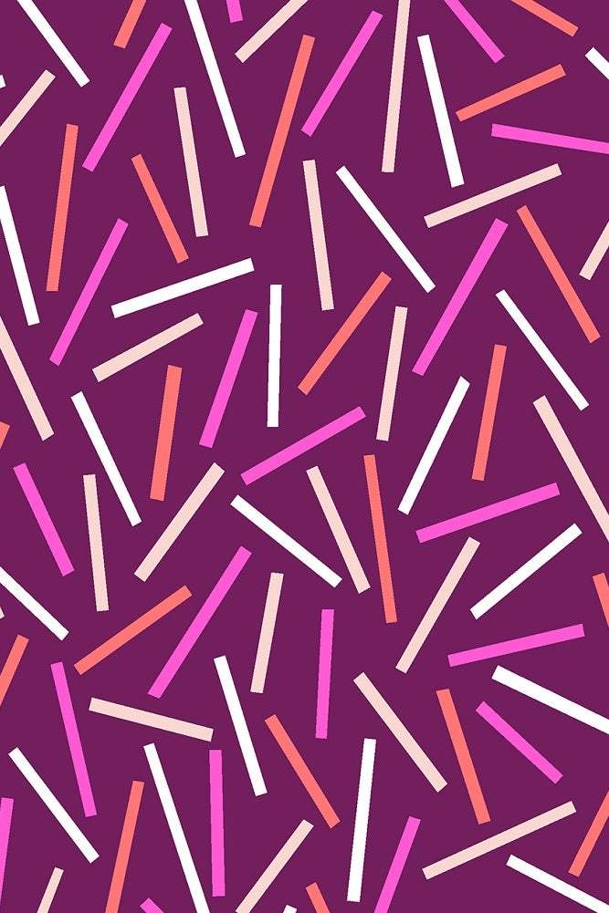 Pop Sprinkles By Nieves Herranz For Cotton + Steel Berry / Multi